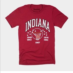 Vintage University of Indiana basketball tee